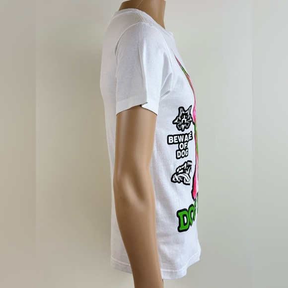 Lot of 2 T-shirts, Killer Klowns From Outer Space, Dog Years "Beware of Dog" - Picture 11 of 13